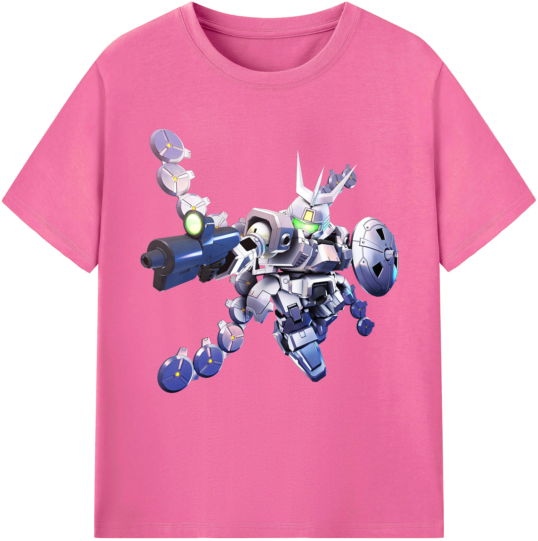 （画像用） 機動戦士ガンダム Mobile Suit Gundam レディースカジュアルプリントTシャツ（綿100％）